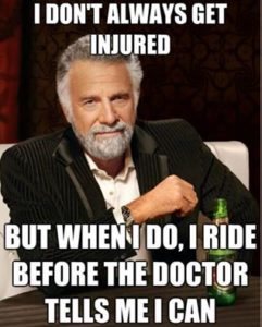 I Dont always get injured