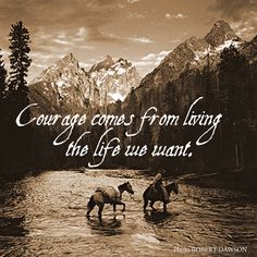 couragecomesfromlovingthelifewewant